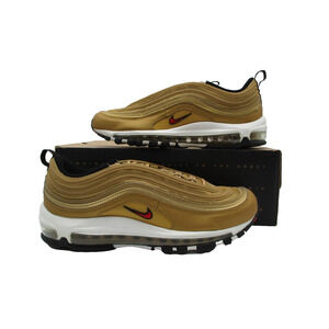 Nike Air Max 97 OG Shoes Womens Size 10.5 Metallic Gold Varsity Red DQ9131-700